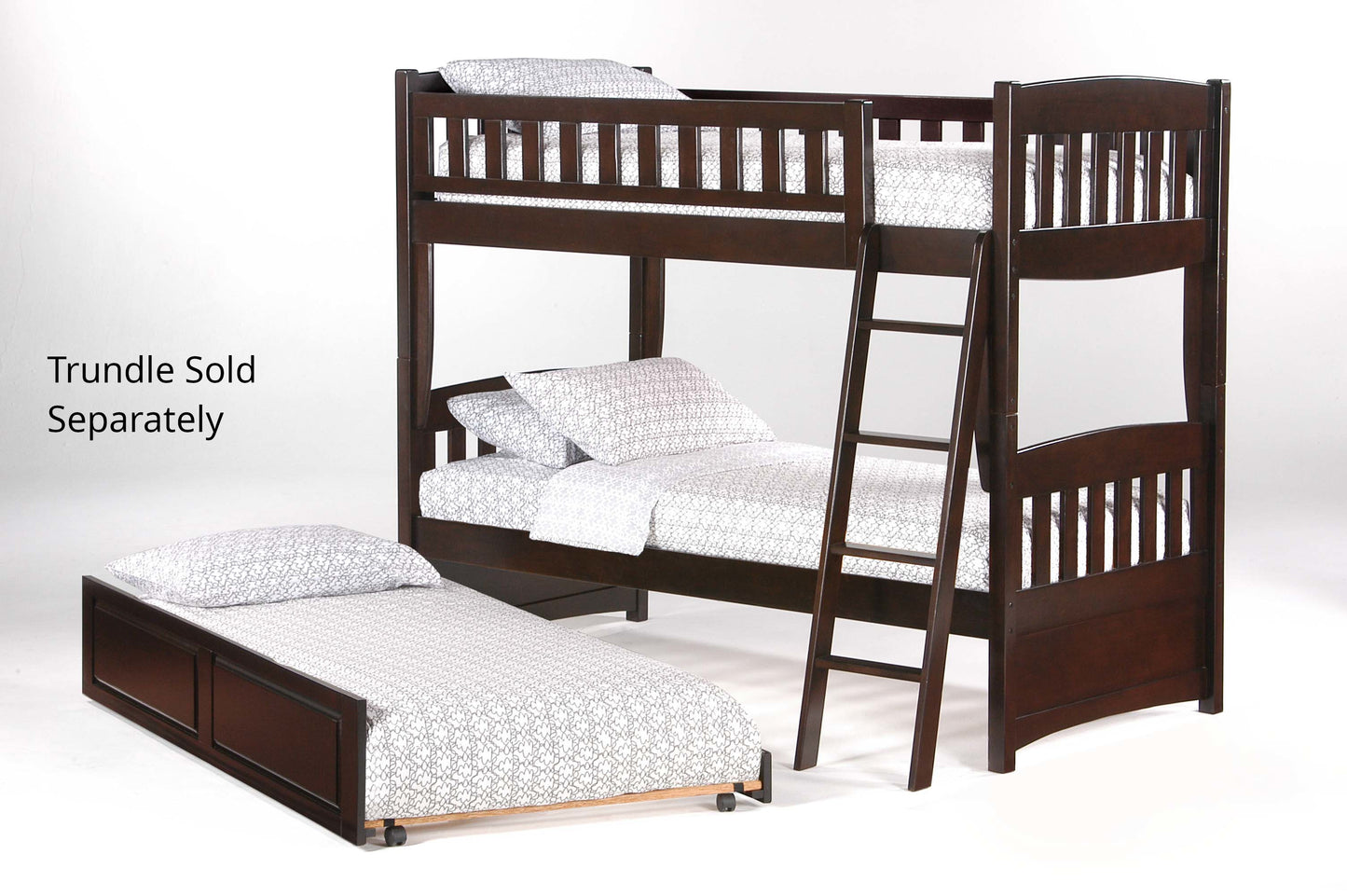 Cinnamon Twin/Twin Bunk Bed Frame