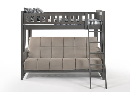 Cinnamon Twin/Full Futon Bunk Bed Frame