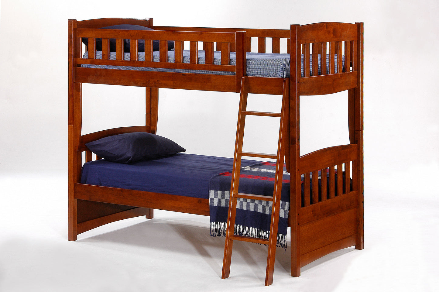 Cinnamon Twin/Twin Bunk Bed Frame