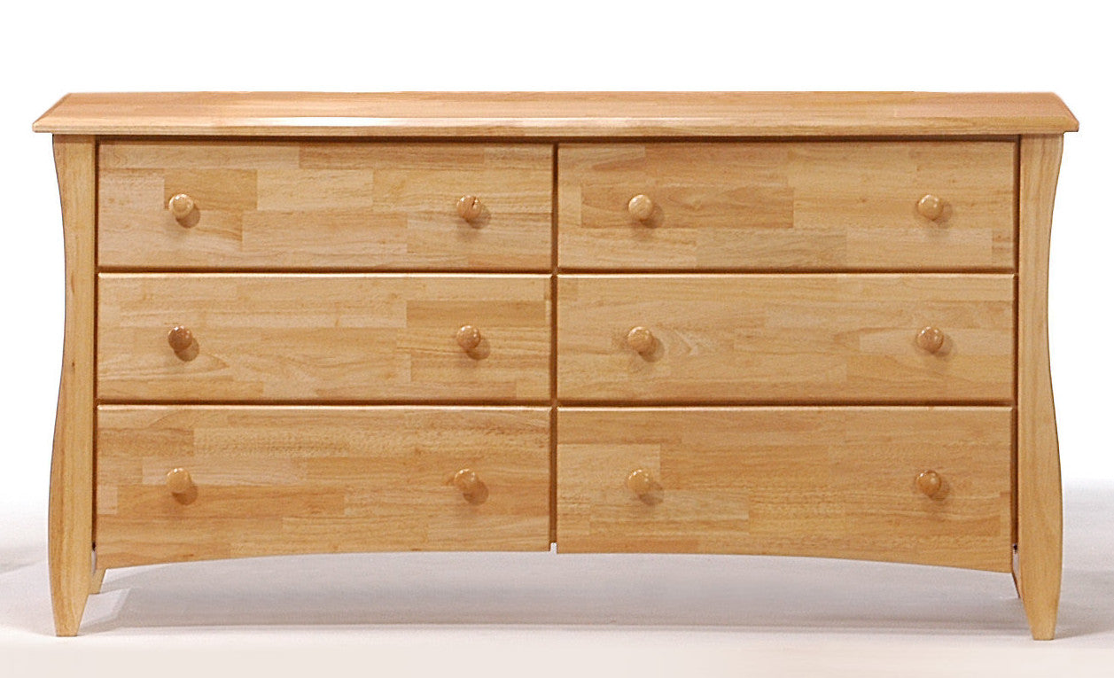 Clove 6 Drawer Dresser (w/ Optional Mirror)