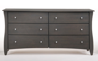 Clove 6 Drawer Dresser (w/ Optional Mirror)