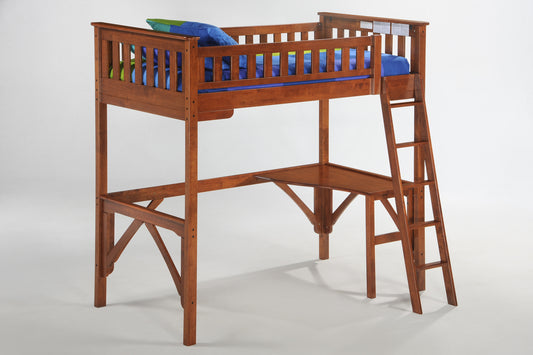 Ginger Twin Loft Bed Frame