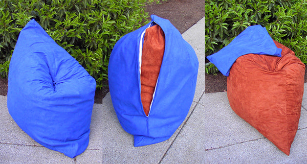 Hug Chair & Crash Pad Zippered Removable Cover