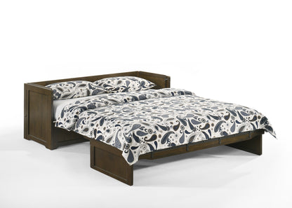 Rustic Cube Murphy Cabinet Bed