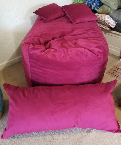 Nesting Loveseat Set - The Free Standing Pillow Bean Bag Lounger!