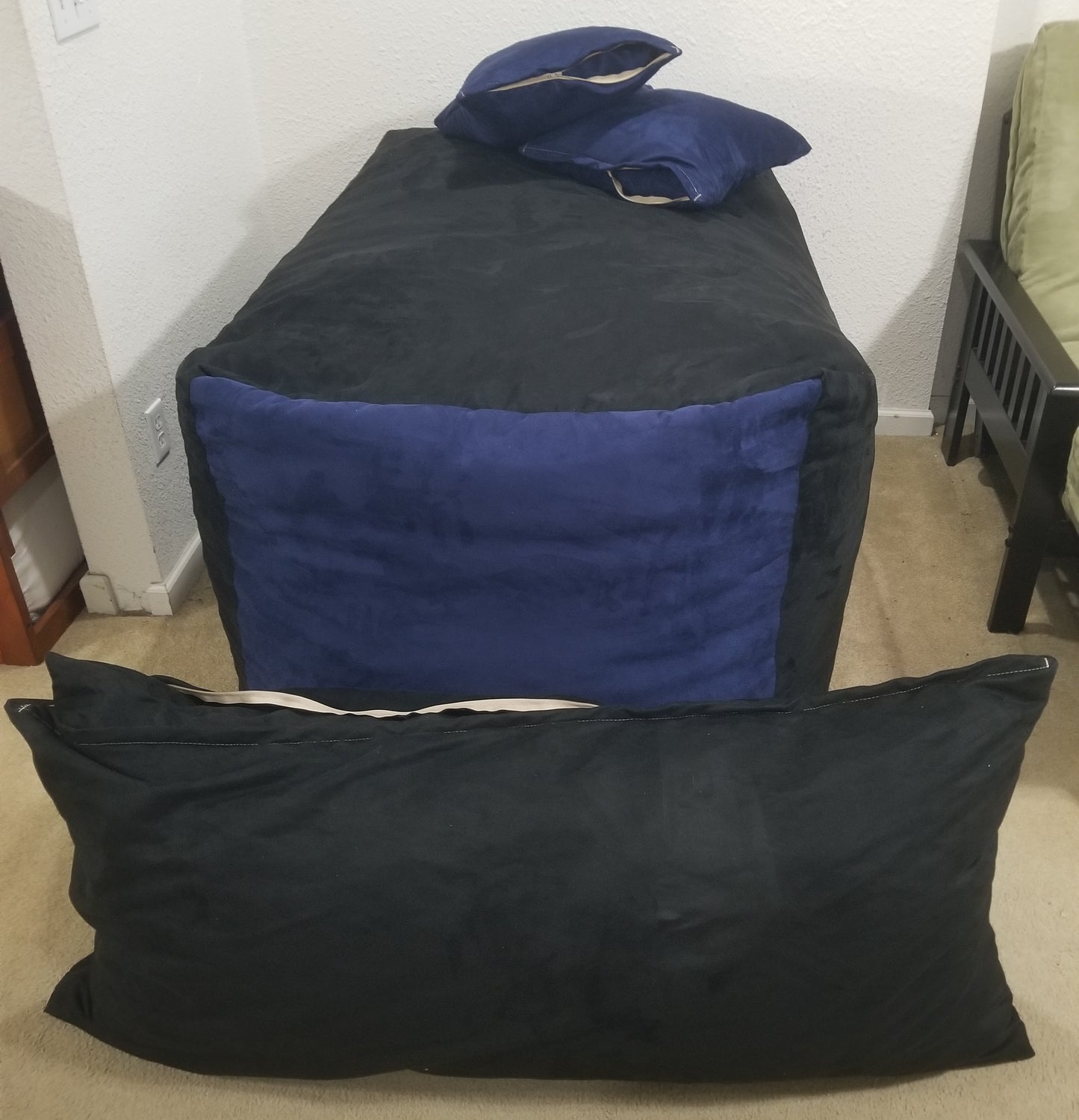 Nesting Loveseat Set Zippered Accessory Pillow Covers