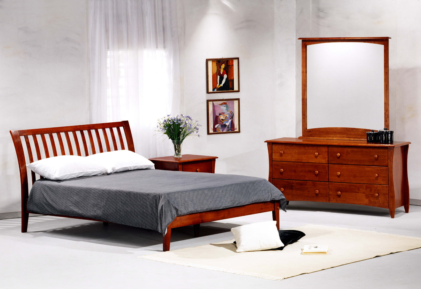 Nutmeg P-Series Platform Bed Frame
