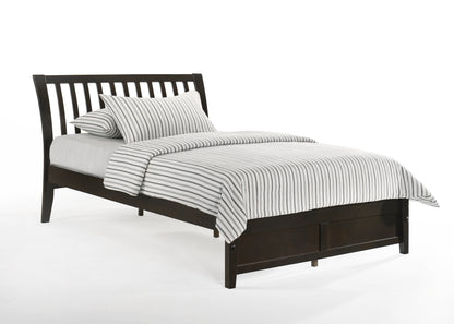 Nutmeg K-Series / Dual Series Platform Bed Frame