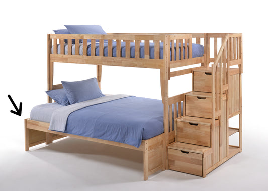 Cinnamon Full Bunk Bed Extension Kit
