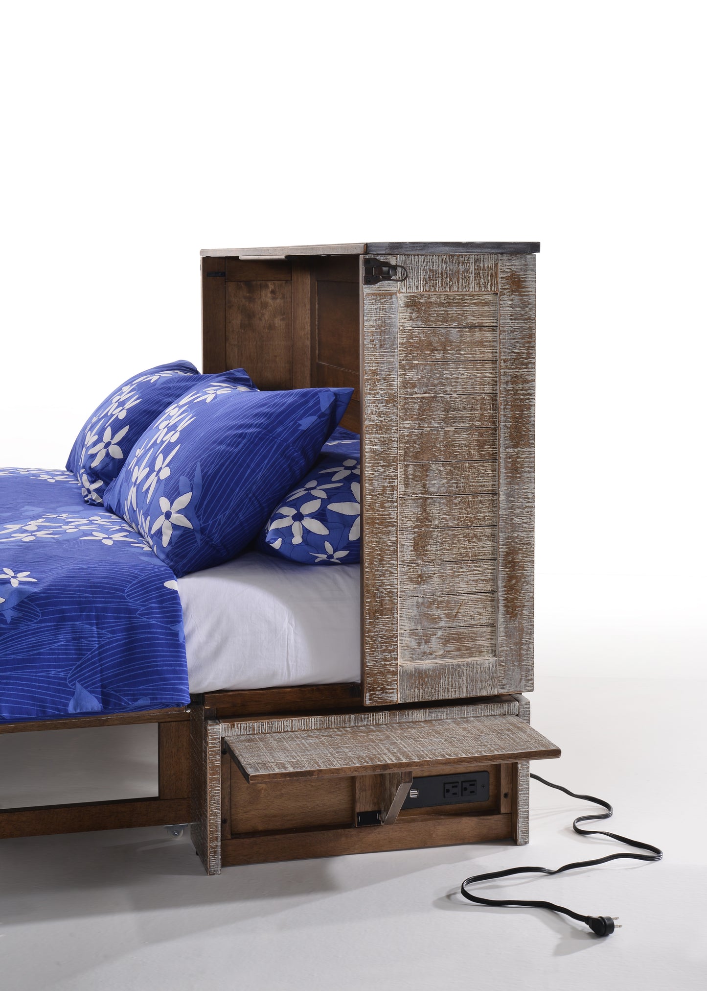 Poppy Murphy Cabinet Bed (w/ Trays)