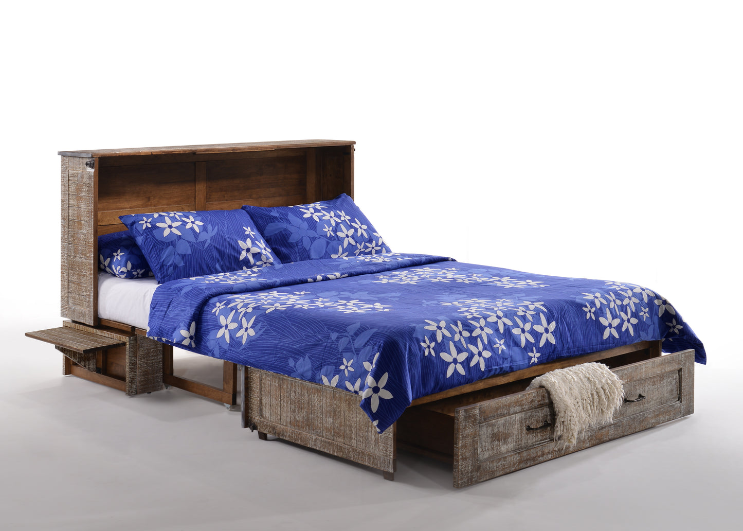Poppy Murphy Cabinet Bed (w/ Trays)
