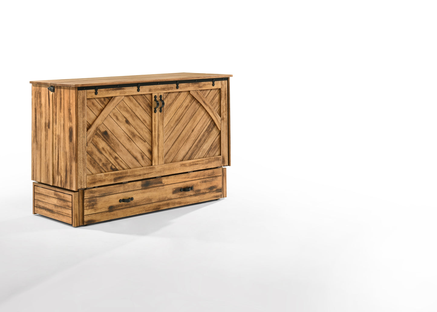 Ranchero Murphy Cabinet Bed (w/ Trays)