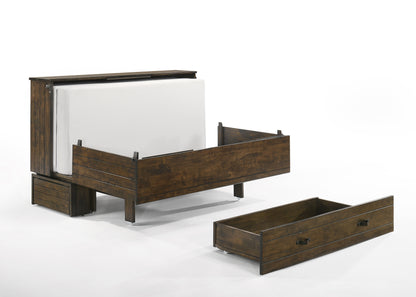 Ranchero Murphy Cabinet Bed (w/ Trays)