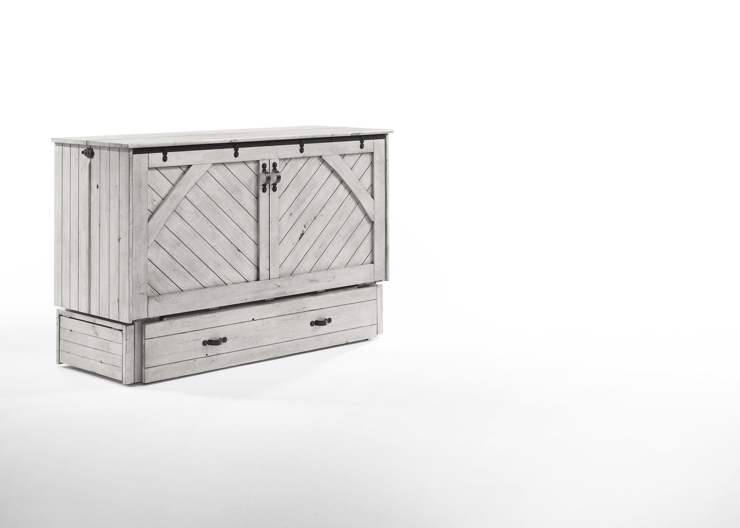 Ranchero Murphy Cabinet Bed (w/ Trays)