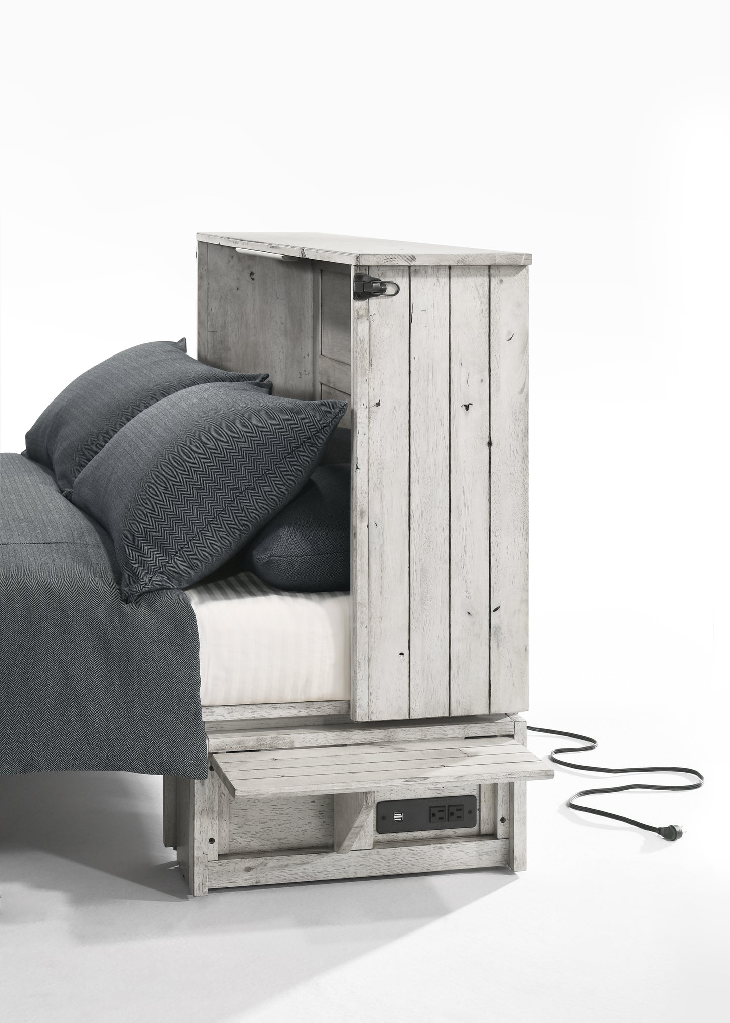 Ranchero Murphy Cabinet Bed (w/ Trays)