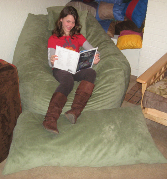 Nesting Loveseat Set - The Free Standing Pillow Bean Bag Lounger!