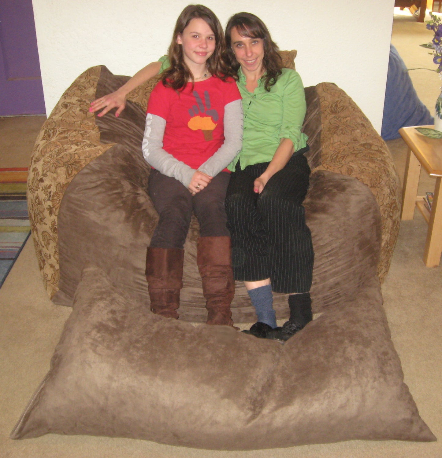 Nesting Loveseat Set - The Free Standing Pillow Bean Bag Lounger!